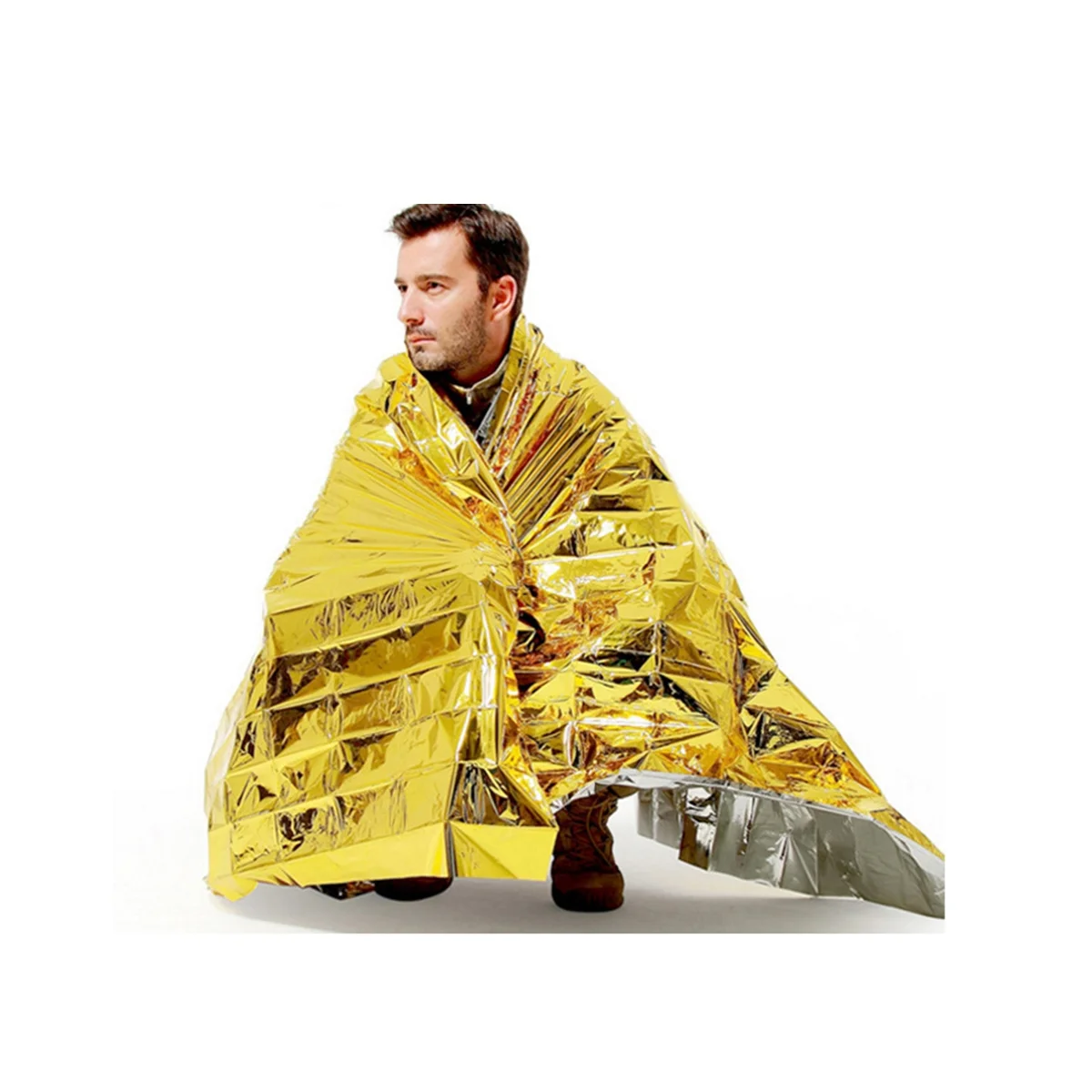 

Emergency Blanket Outdoor Emergency Blanket Thermal Blanket Sunscreen Blanket To Keep Human Body Warm
