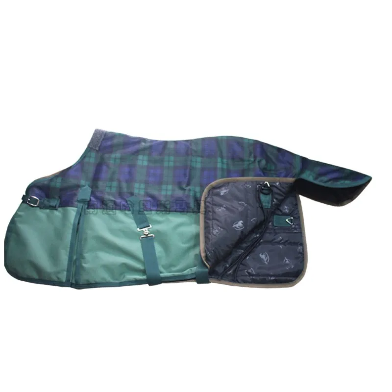 Tapis De Cheval Winter Thickening Waterproof Breathable 250G Cotton 600d Oxford Fabric Anti-Bite Horse Rug