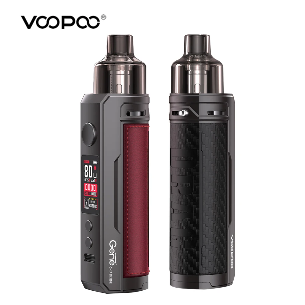 Original VOOPOO Drag X Mod Pod Kit 80W External 18650 Battery 4.5ML