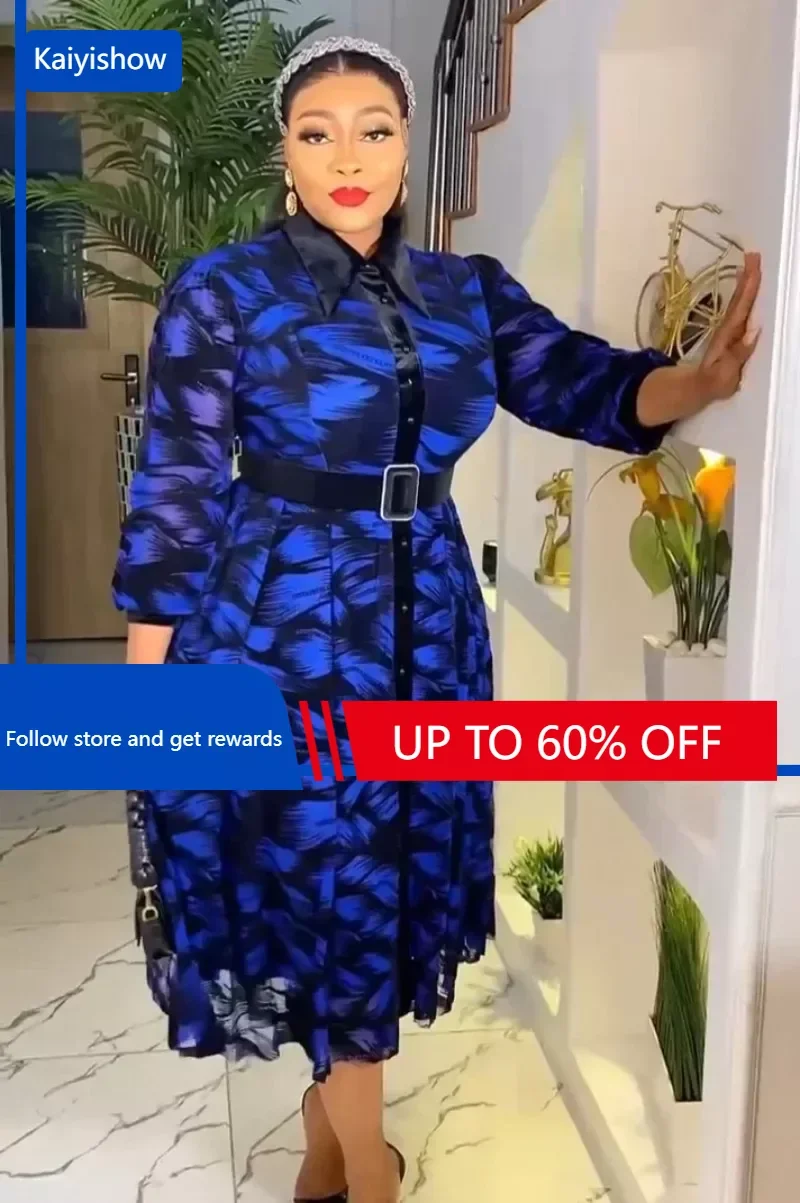 African Dresses For Women Elegant Polyester Muslim Fashion Abayas Dashiki Robe Kaftan Midi Dress Turkish Africa 2023 Autumn New zanzea лето женщины короткие рукава пуговицы вниз футболка платье повседневная свободная kaftan midi платье