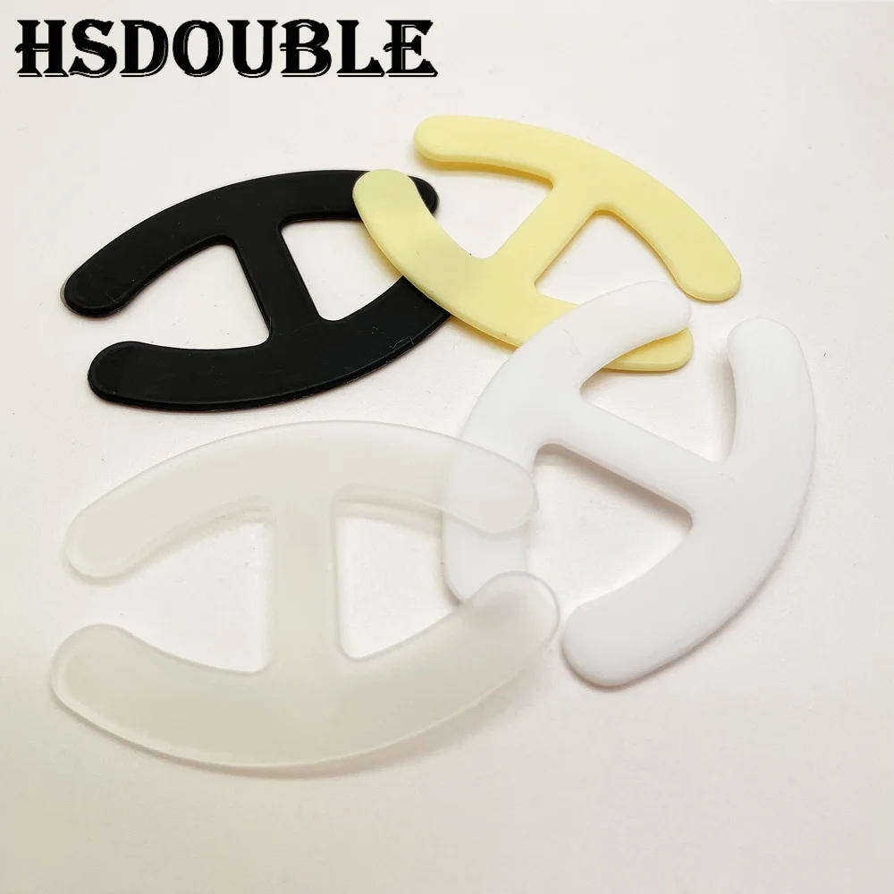Underwear Bra Buckle Invisible Shadow-Shaped Back Intimates Accessories Clips Strap Holders 4 Pcs/Pack