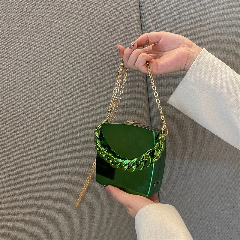 Women Evening Bag Luxury Green Party Evening Clutch Shoulder Crossbody Bags for Women