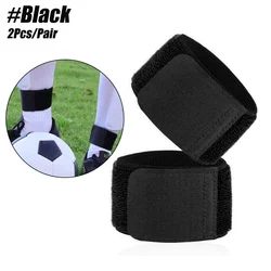 Adjustable Elastic Shin Guard Strap (Black)