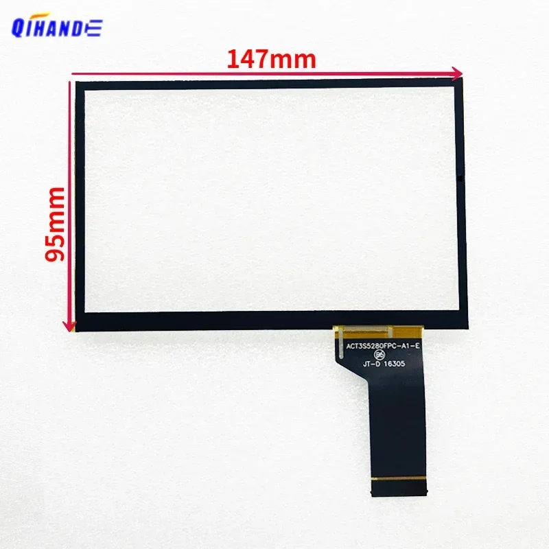 Vidro da Tela de Toque Act3s5280fpc-a1-e para Mib682c Mib682d Mib682e Mib682g Mib682f Mib200 Mib200h Lcd Painel da Tela de Toque Novo