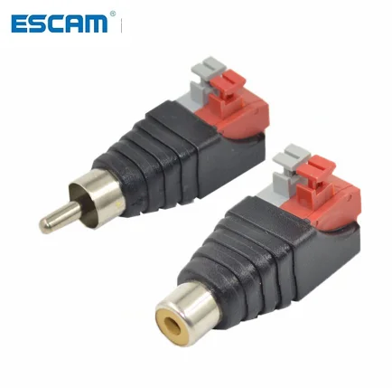 

Штепсельная Вилка ESCAM для коаксиального преобразования сигнала, 1 пара