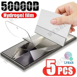 5 - Pack Hydrogel Screen Protector Films - Premium Full Coverage Protection for 5 Pcs Hydrogel Film (Samsung S25 FE)
