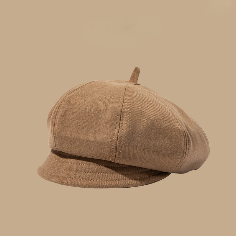 Gajaous Newsboy Hoed Voor Vrouwen - Retro Baret Stijl Beige