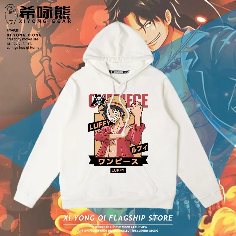 

Pirate King United Name Clothes Men Fall Luffy Essoron Coat Boy Nautical King Anime Hoodie Tide