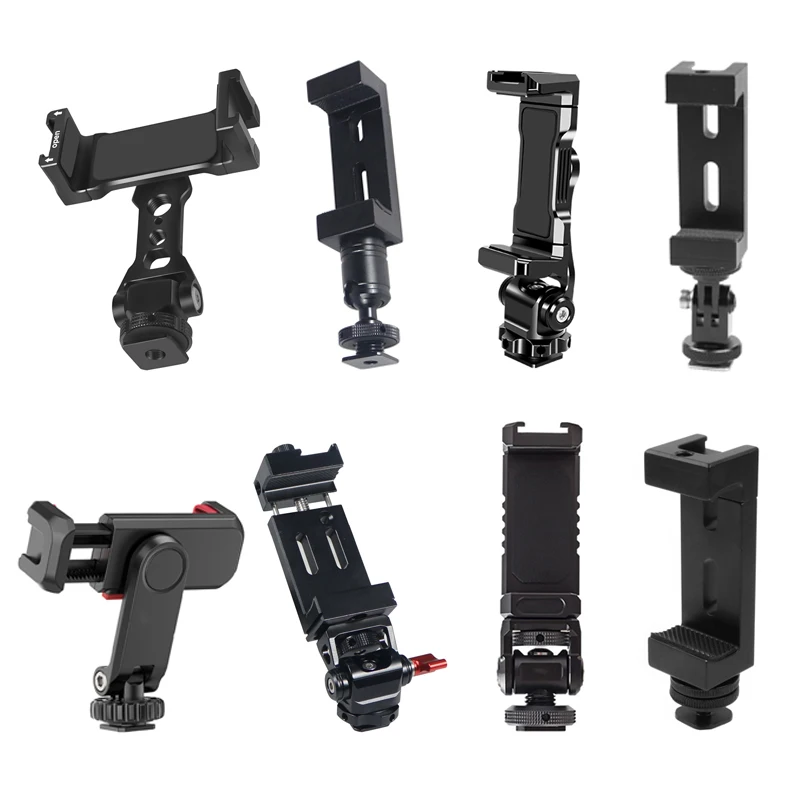 Camera Hot Shoe Phone Holder Monitor Tripod Adapter Dslr Canon Sony