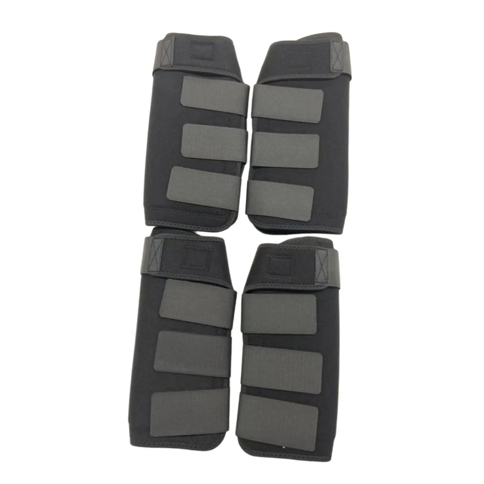 4Pcs Equestrian Leg Wraps for Horse Boots, Front and Hind Protection
