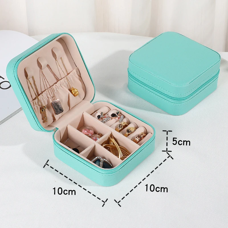 Portable Jewelry Box Exquisite Mini Travel Earrings Earrings - Temu