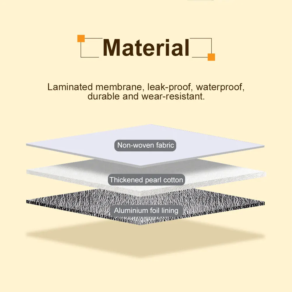 Food Pizza Delivery Insulated Bag – Waterproof Thermal Cooler Tote for Hot or Cold Meal... - SKU FDIB1552 - UGI Packaging