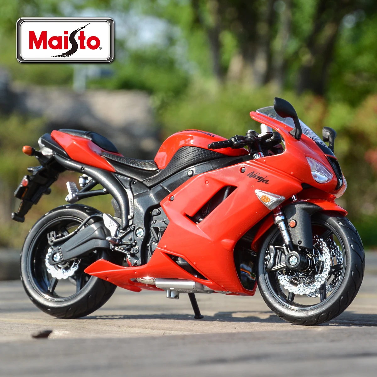 Maisto 1:12 Kawasaki Ninja ZX6R Alloy Racing Motorcycle