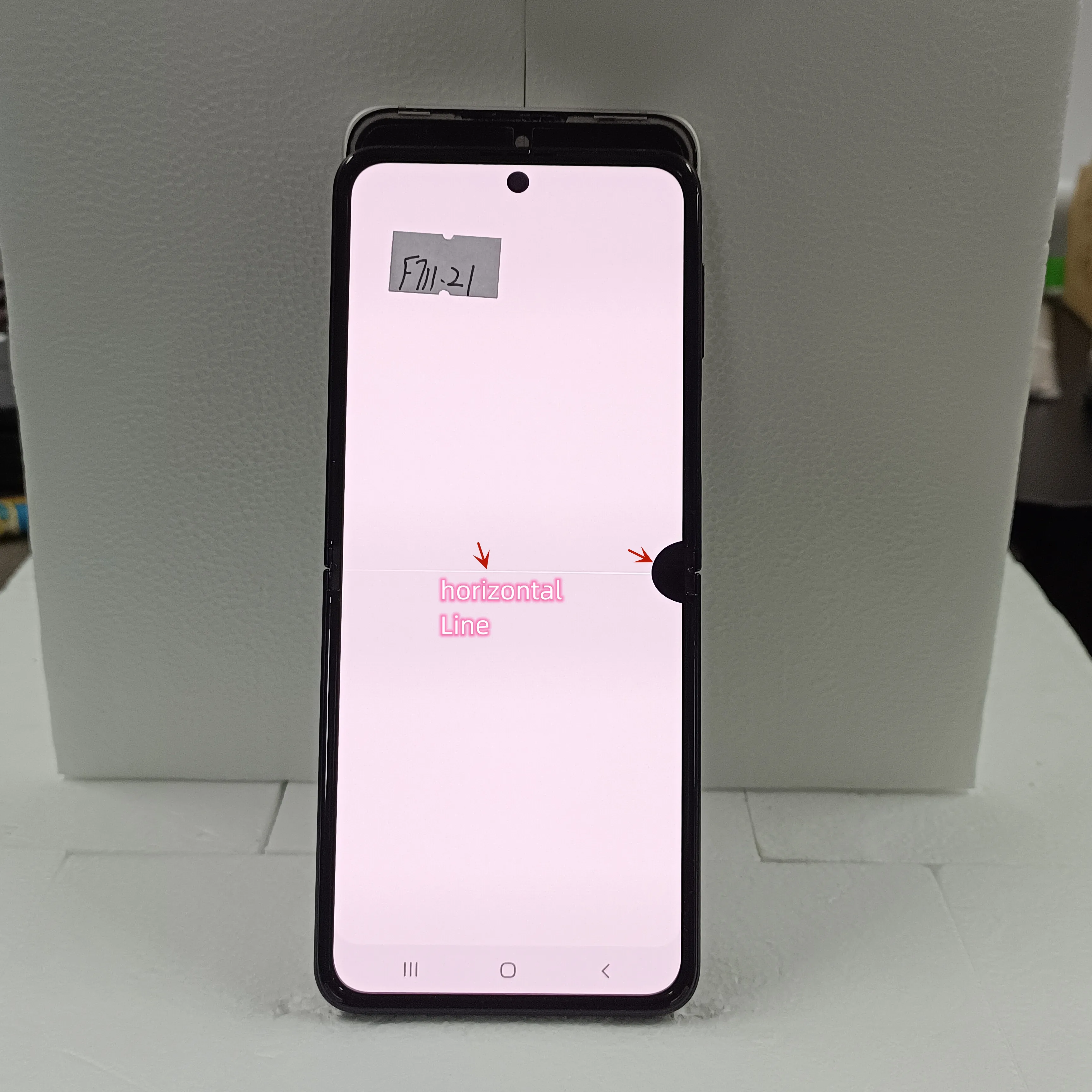 

6,7 "Super AMOLED для Samsung Z Flip3 5G LCD SM-F711B SM-F711U SM-F7110 F711 дисплей с сенсорным экраном и дигитайзером в сборе с рамкой