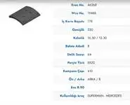 

Store code: 46268 M750 inner rear brake pad drum TK PABUC AXOR SUPER bus (22mm)