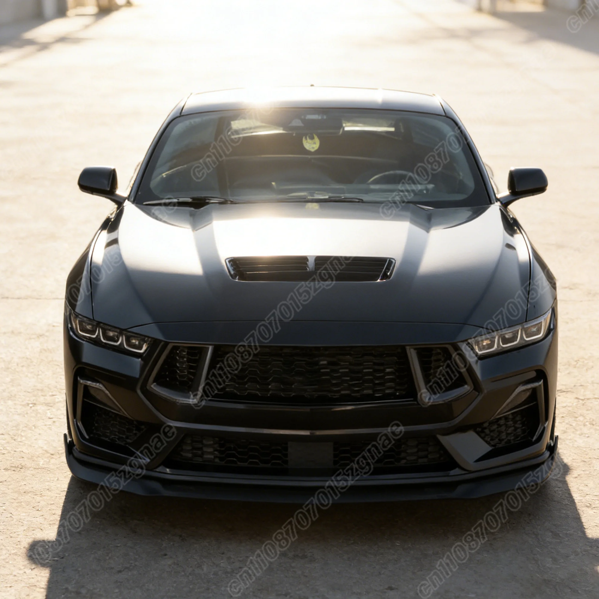 포드 머스탱 S650 GT 에코부스트 2024 2025 자동차 프론트 범퍼 스포일러 스플리터 립 로워 바 가드 바디 개조 키트