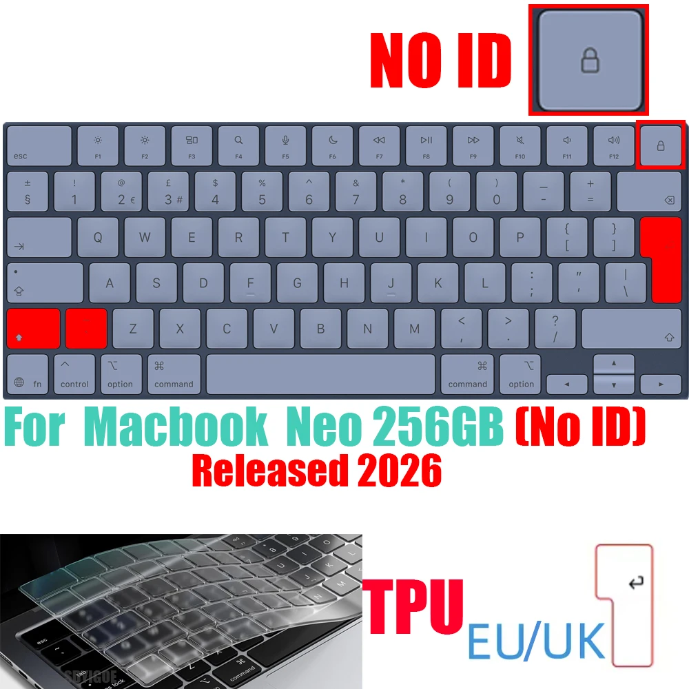 Feather-Light Ultra-Thin TPU Keyboard Cover