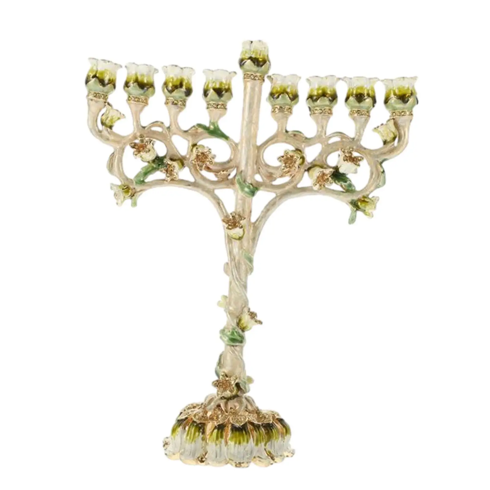 Hanukkah Menorah Menorah Traditional Classic Hanukkah Antique Candlestick Candle Stands for Dining Table Home Decor