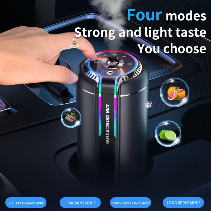 Car Humidifier Creative Romantic Hromatherapy Spray Aromatherapy Machine Colorful Star Lights Household Aromatherapy air humidifier