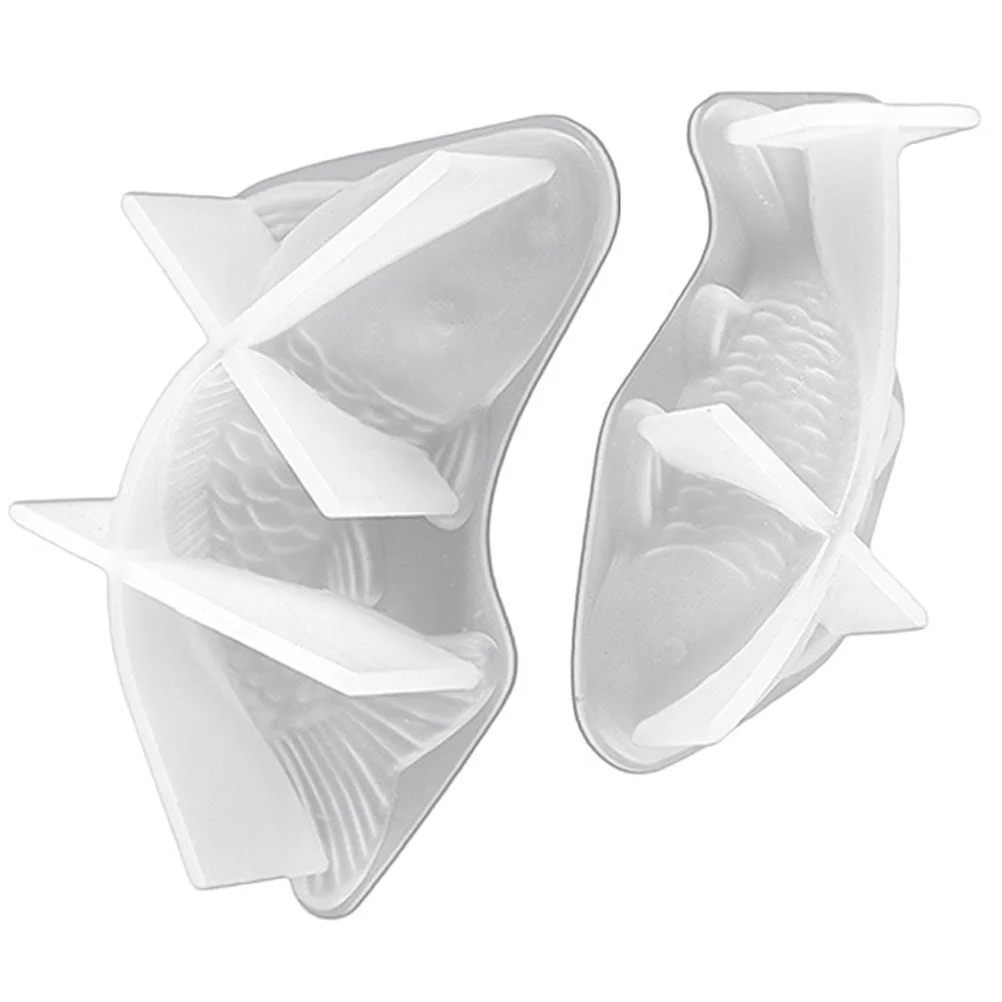 

2Pcs Fish Mold DIY Soap Making Mold Fish Statue Silicone Mold