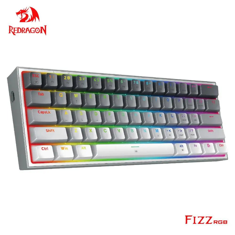 Fizz k617r. Клавиатура reddragon fizz k617. reddragon fizz k617 rgb usb. redragon k617 fizz 60% rgb. keyboard red dragon k617.