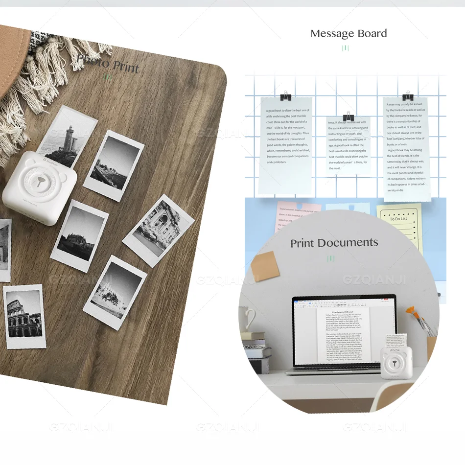 20/10 Rolls Thermal Paper White Sticker 57*30mm Camera Instant Print Kids Camera Printing Paper Peripage A6 58MM Replacement