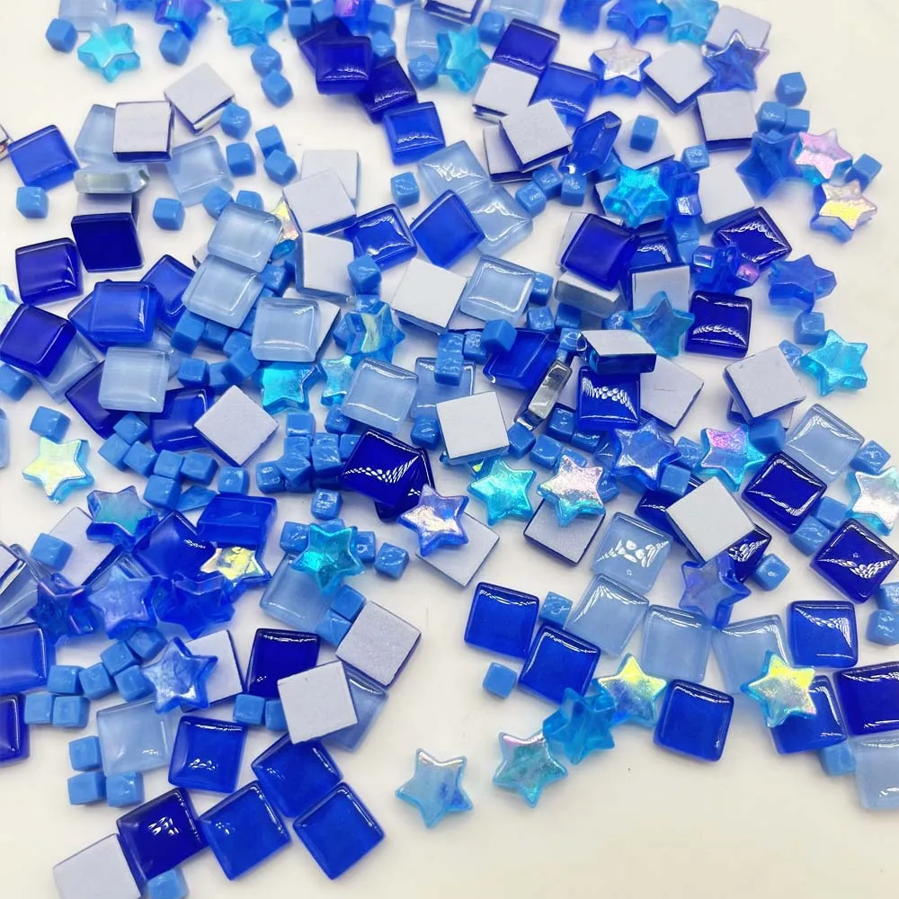 Rainbow Glass Mosaic Tiles 1