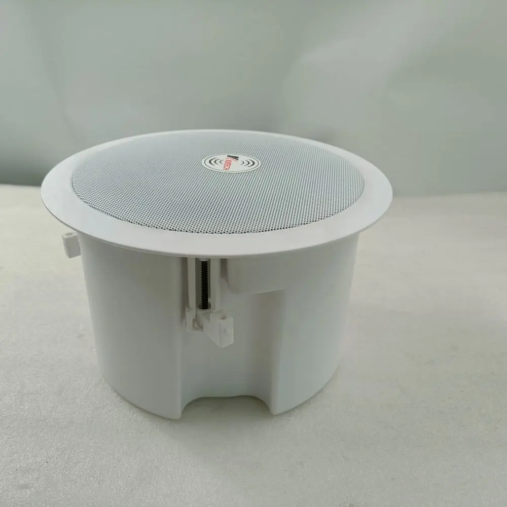 KNTECH 액티브 천장 스피커 SIP 네트워크 PA 시스템 (7W IP POE 공급) 통신 제품
