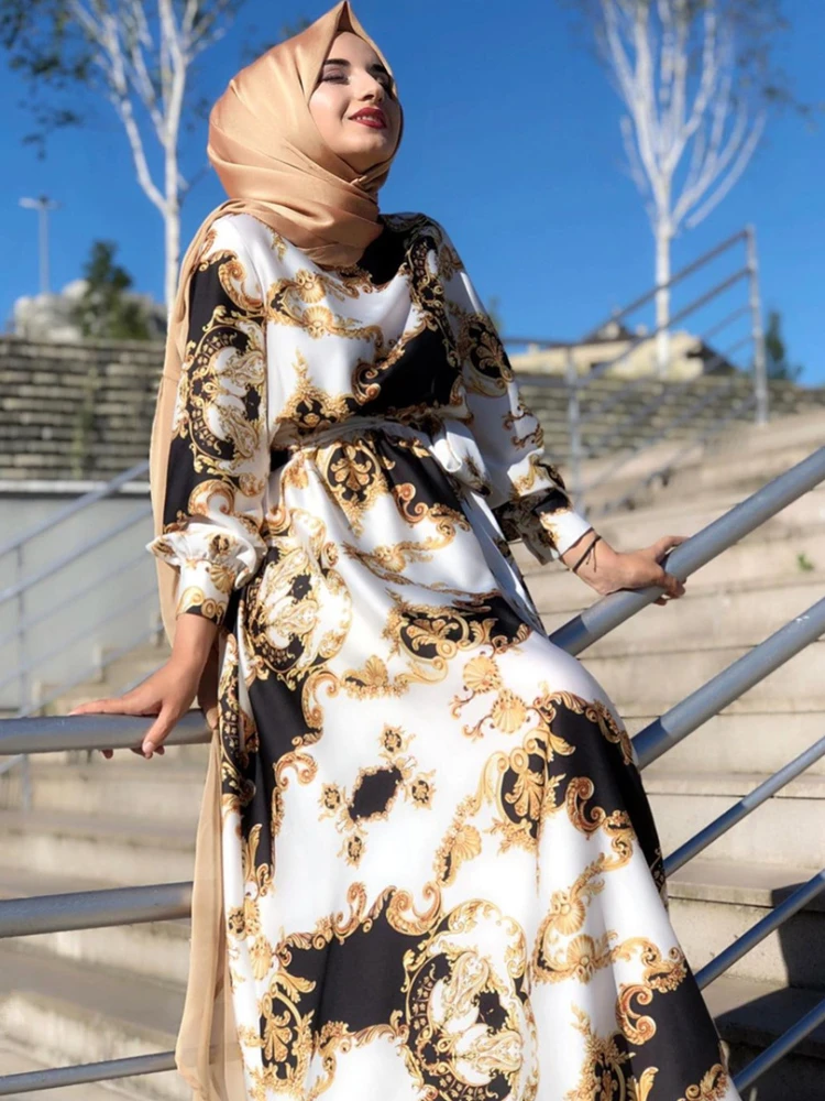 

Muslim Abaya Dress Women Plus Size Abayas Ramadan Hijab Dubai Turkey Islam Morocco Kaftan Robe Longue Musulmane Vestidos Largos