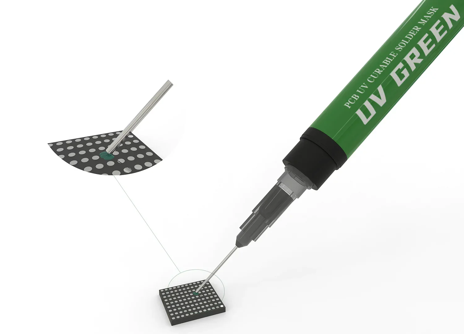[彰Produce) Ücu-WP サイズ2 2UUL SC53 PCB UV Curable Solder Glue With 3pcs 6mm Needles