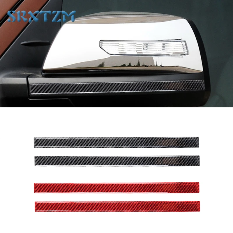 

Car Rearview Mirror Strip Striker For Toyota Tundra 2014-2018 Carbon Fiber Decoration Accessories Car Stickers