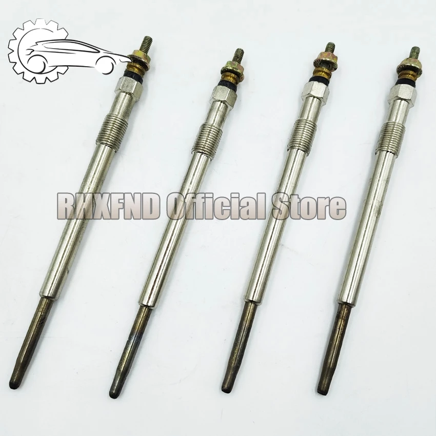 4PCS U202-18-601 U8601 1717631 9675680980 BK3Q6M090AB BK3Q-6M090-AB LR029960 Glow Plug For PEUGEOT Land rover Ford 2.2 3.2