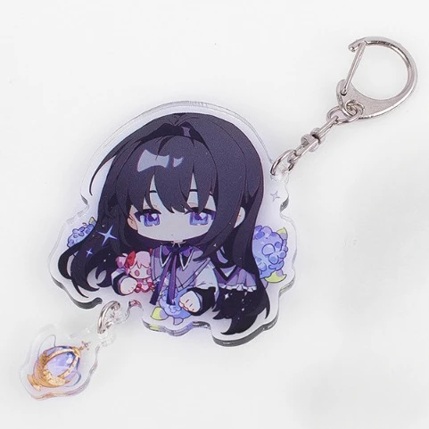 Meakawaii Anime Puella Magi Madoka Magica llavero acrílico 4 piezas llavero figura lindo diseño de características, mediano, Varios colores
