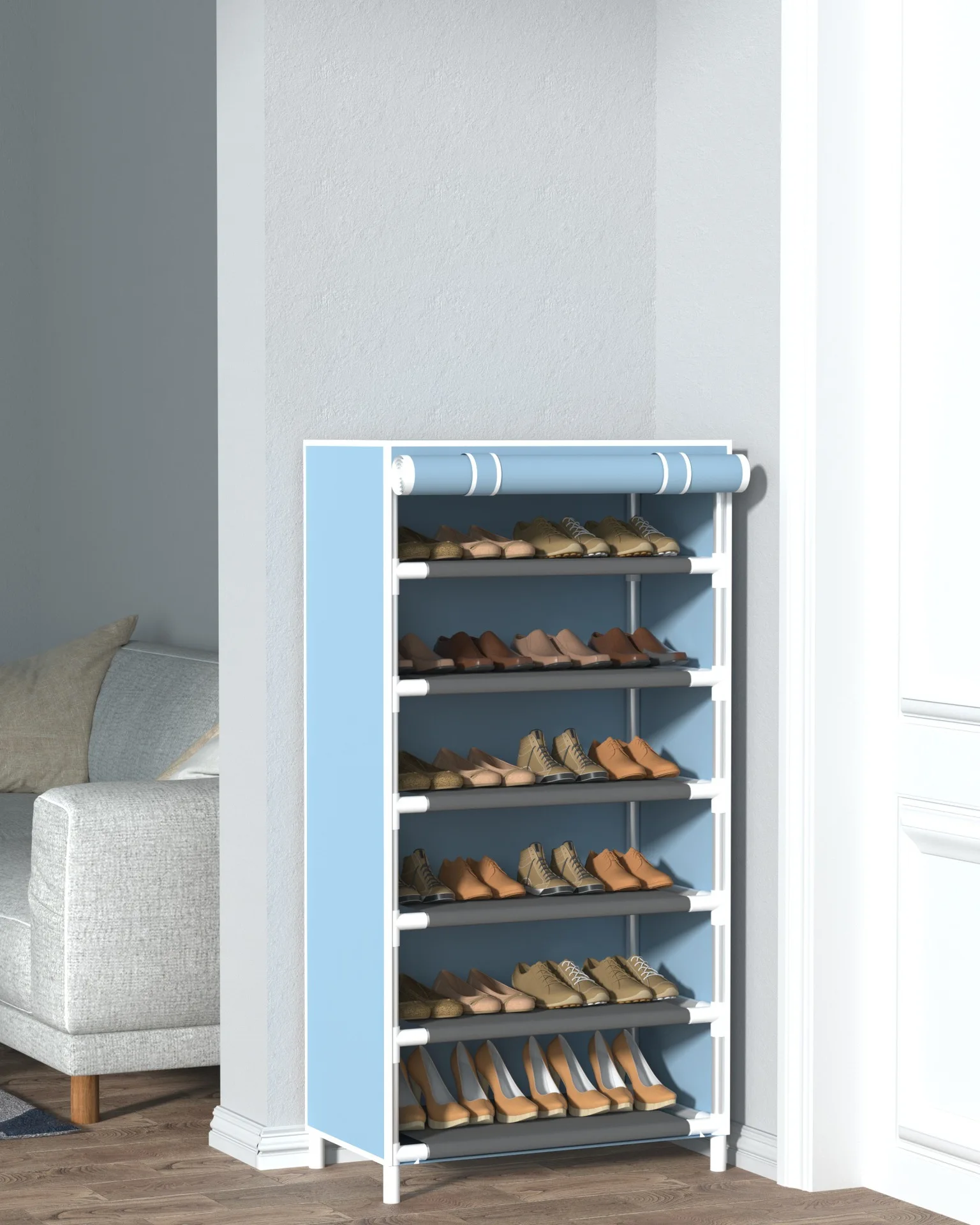 https://ae01.alicdn.com/kf/Sf24e5bb8758b44a881c60d132d6f776dM/Simple-Shoe-Rack-Multi-layer-and-Space-Saving-Assembly-Shoe-Rack-Non-woven-Fabric-Combination-Dust.jpg