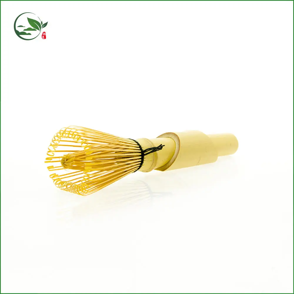 [GRANDNESS] Golden Bamboo Matcha Whisk Long Handle Chasen Matcha Green Tea Powder Whisk