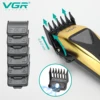 VGR Hair Clipper Professional Hair Trimmer Electric Hair Cutting Machine Vector Motor Haircut 9000 RPM Clipper for Men V-015 3