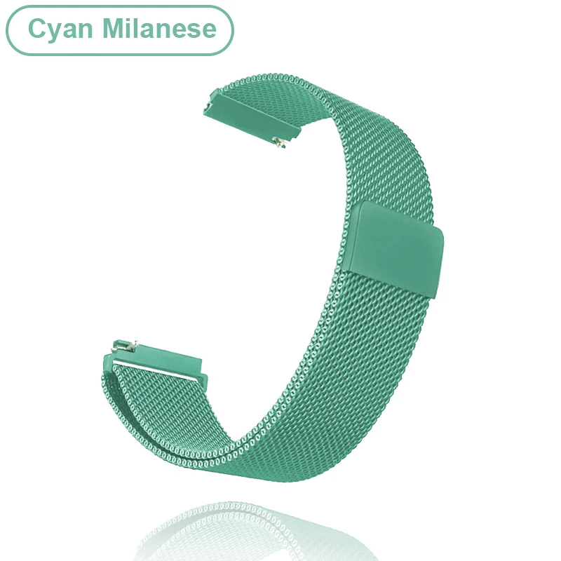 Magnetic Loop Smartwatch Band with Case and Screen Protector, 22mm/20mm Strap in Elegant Bracelet Design