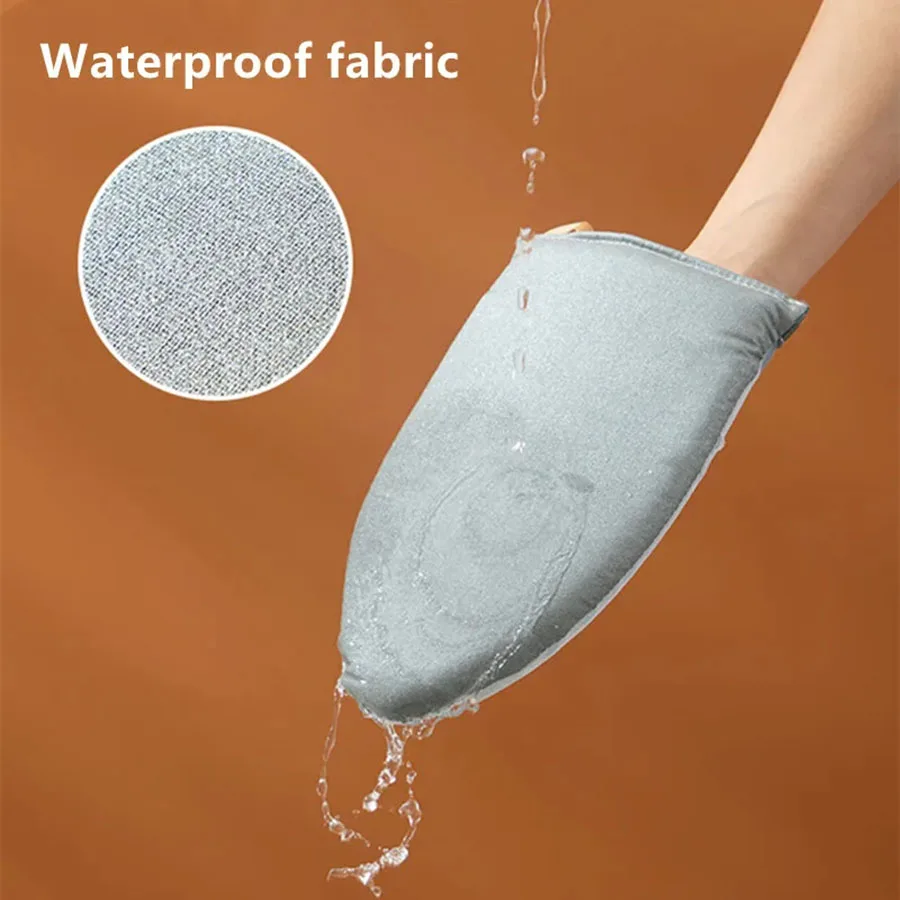 Ironing gloves handheld ironing heat resistant glove mini anti-scald iron pad cover gloves stain garment steamer accessories for clothes