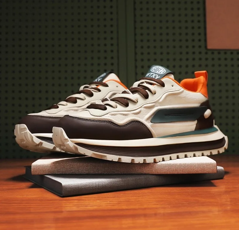 Trend Men Versatile Sneakers 2026 Autumn High Quality Comfortable Platform Sports Running Shoes Outdoor Youth Shoes for Men Plus