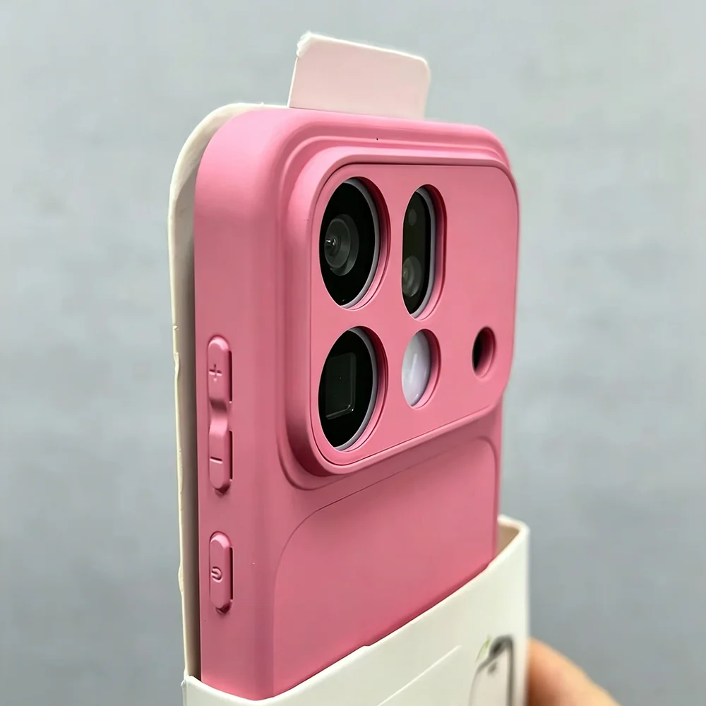 Frosted Solid Color Shockproof Hybrid Bumper Matte Phone Case with Camera Protection