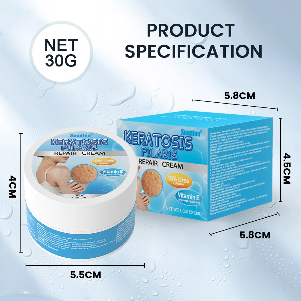 Sf24ec309433742b4a31e0f799be19749h Keratosis Pilaris Repair Treatment Cream Exfoliating Removal Chicken Skin Cleaning Acne Spots Moisturizing Smooth Body Skin Care