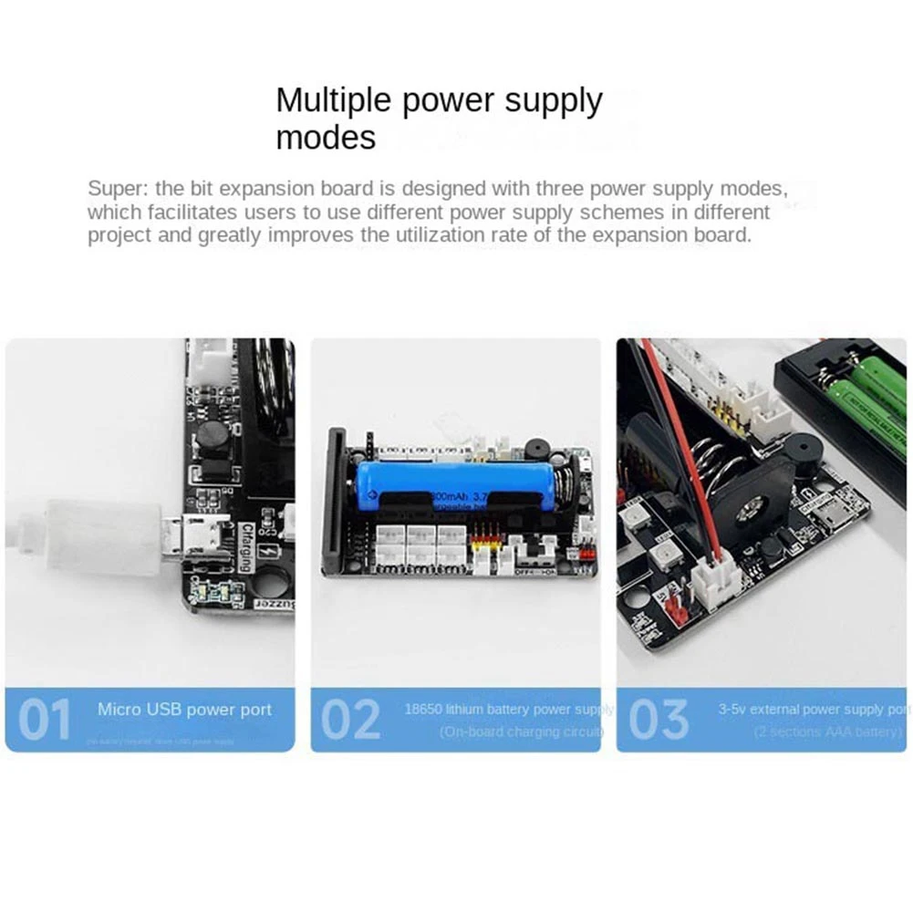 

For Micro:Bit Expansion Board Motor Servo Development Driver Board for Python Programming Microbit Sensor