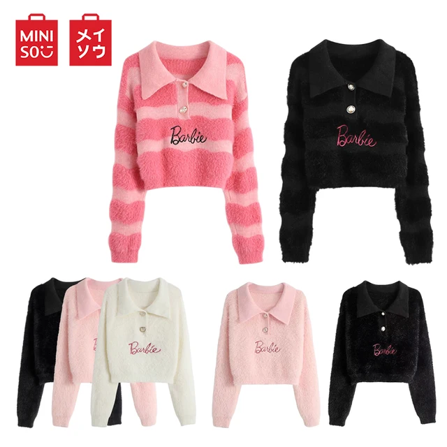 폴로 칼라 자수 스웨터로 스타일리시한 가을 스타일 연출