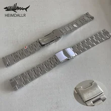 

Heimdallr Solid 20mm Width Stainless Steel 62MAS Bracelet Brushed Clasp For Men's Diver Watch Replacement Band