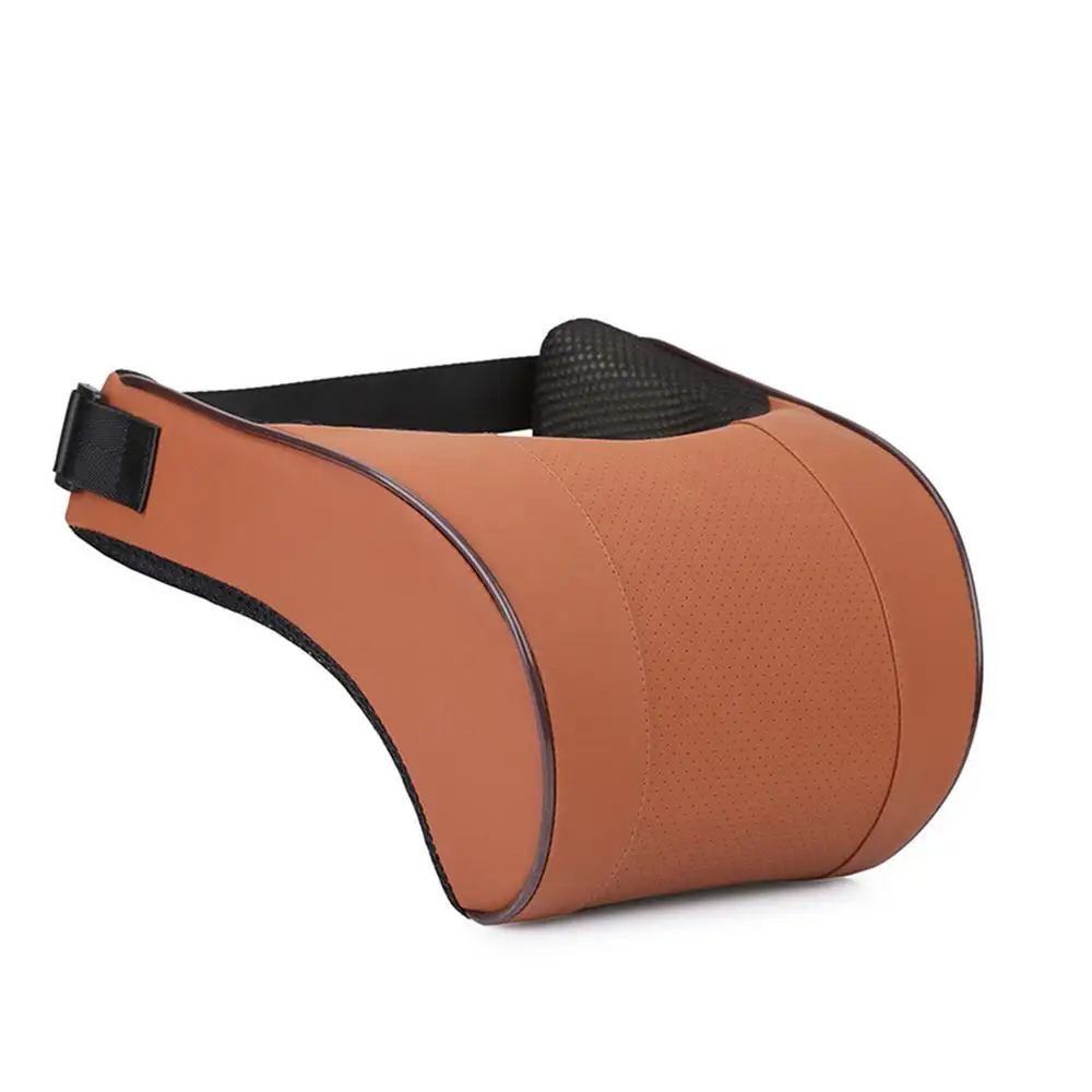 Poggiatesta Auto Bambini & Adulti | Cuscino da Viaggio Bambini per Dormire | Supporto Cervicale Auto in Memory Foam | Regolabile per Sedile Posteriore (Nuovo 2025) (Nero X 1