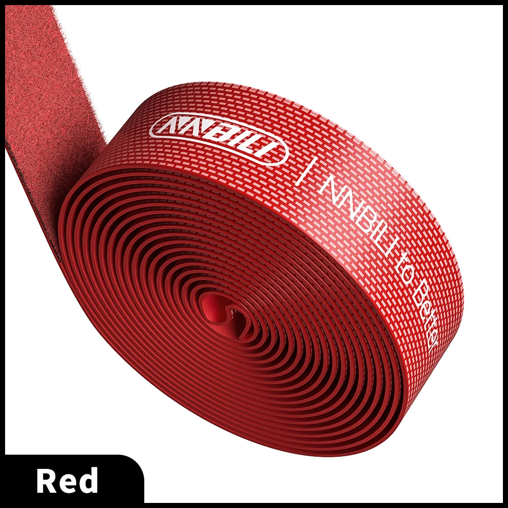 Reusable Double-Sided Velcro Cable Management Straps with Self-Adhesive Fastener