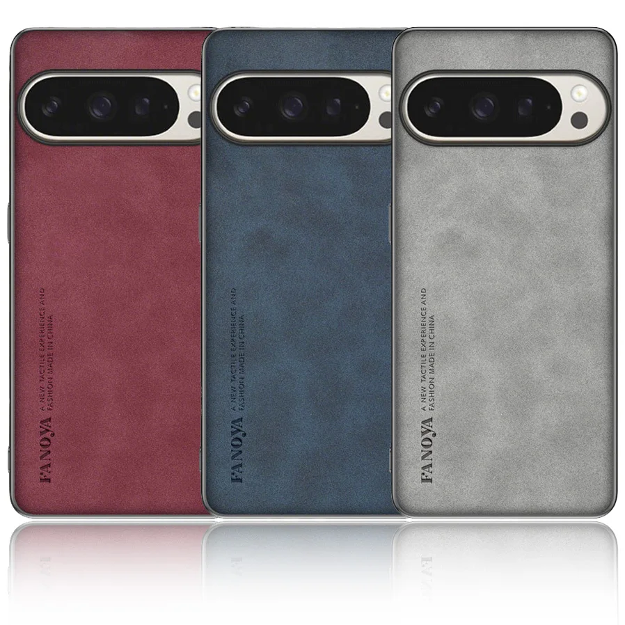Elegant Suede Leather Case with Lens Protection - Comfortable and Stylish Design