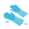 Pet Grooming Cleaning Gloves Dog Cat Bathing Shampoo Glove Scrubber Magic Dishwashing Cleanner Sponge Silicon Hair Removal Glove 5