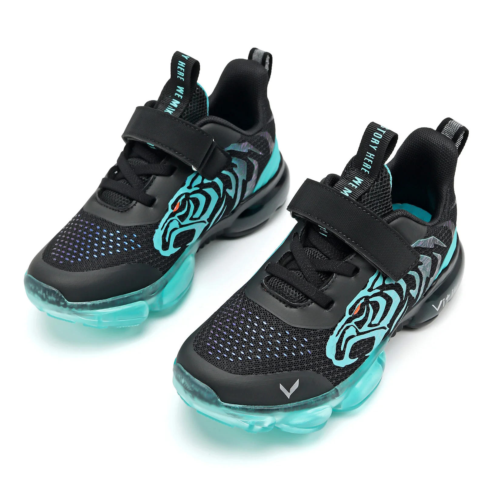 أحذية رياضية شبكية محبوكة للأطفال ، جيدة التهوية ، خفيفة الوزن ، أحذية جري للفتيان والفتيات ، أحذية رياضية غير رسمية عصرية