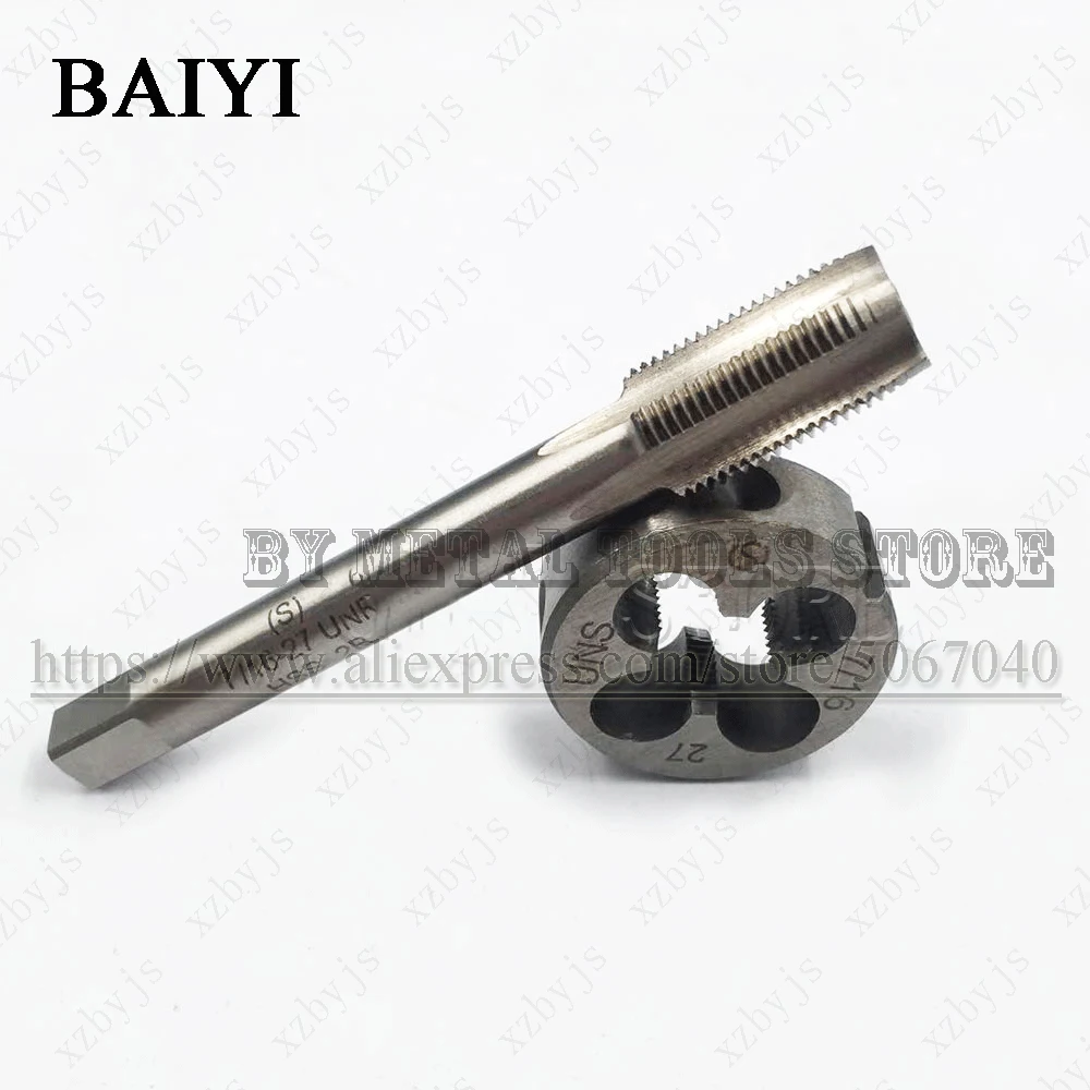 

7/16-27 UNS HSS Tap и Die Set UNF машинный резьбовой кран и UNF круглый резьбовой штамп